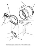 Diagram for 04 - Fr Blkhd, Air Duct, Felt Seal & Cylinder