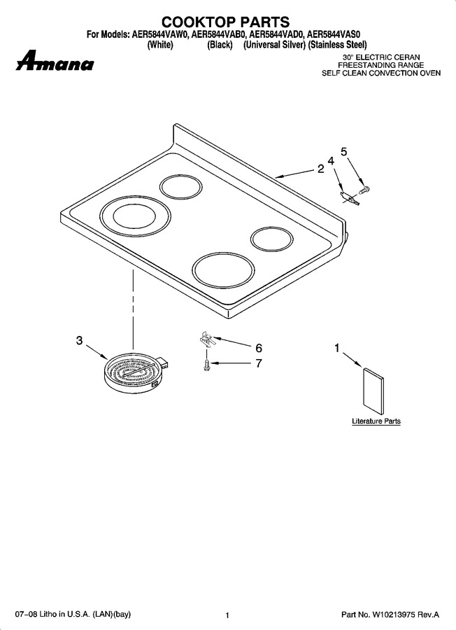 Diagram for AER5844VAS0