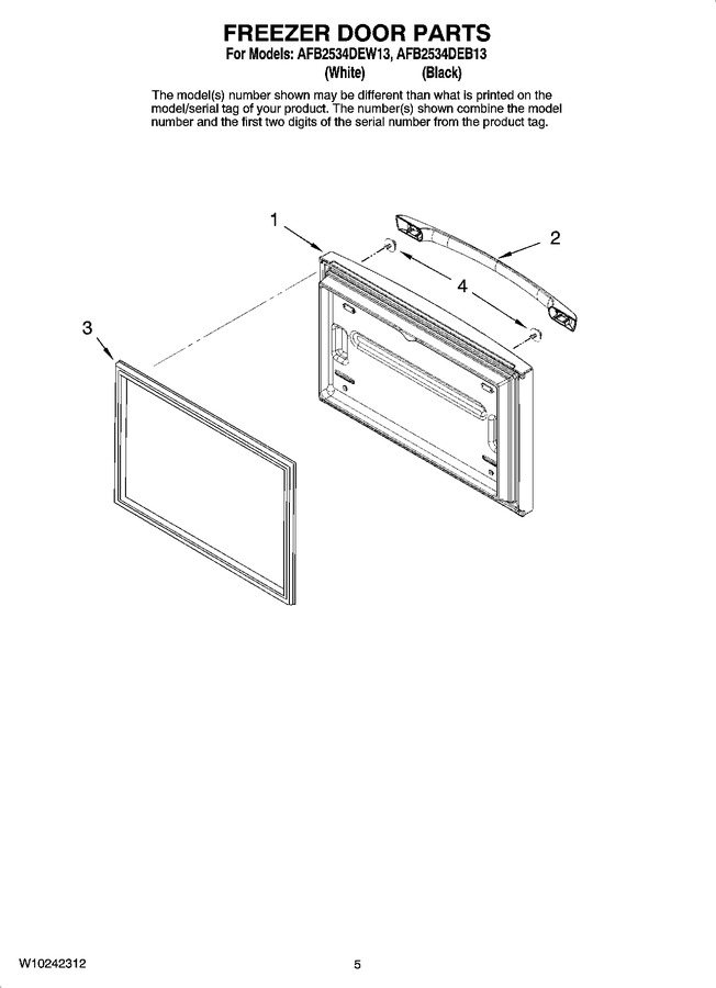 Diagram for AFB2534DEW13