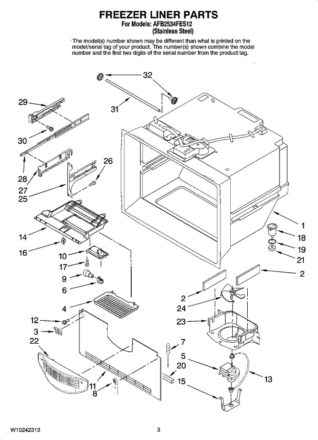 Diagram for AFB2534FES12