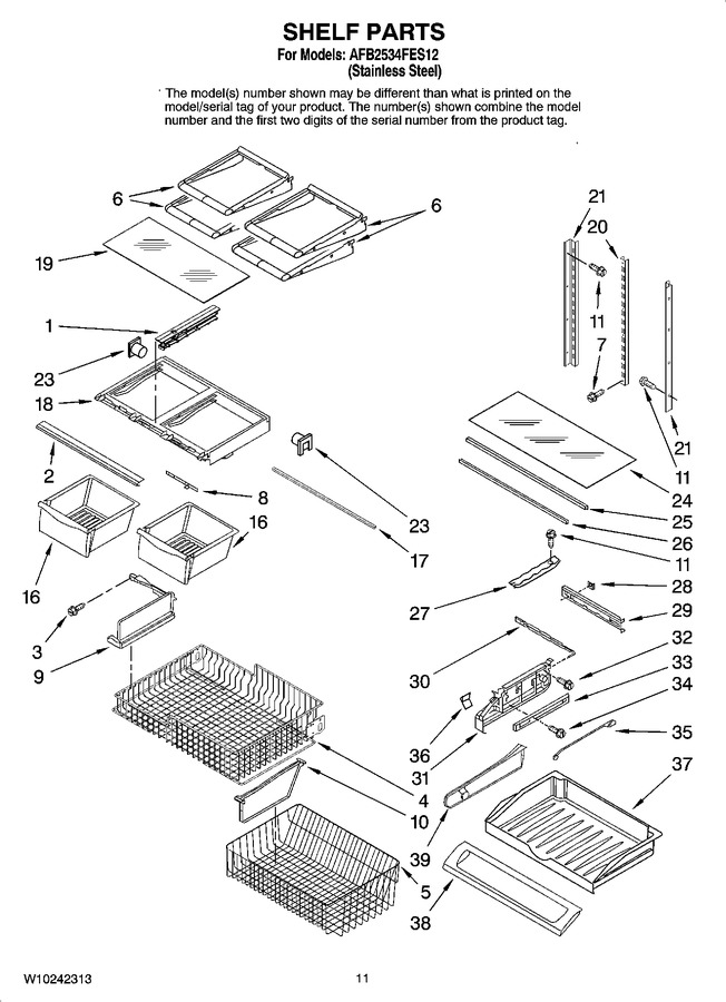 Diagram for AFB2534FES12