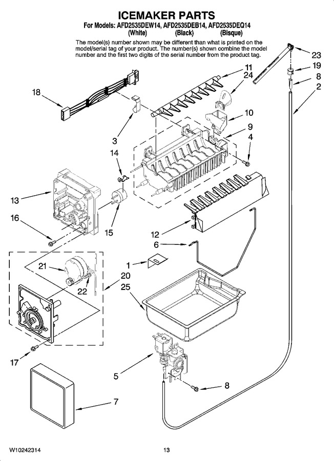 Diagram for AFD2535DEQ14