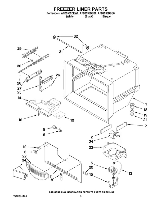 Diagram for AFD2535DEW6