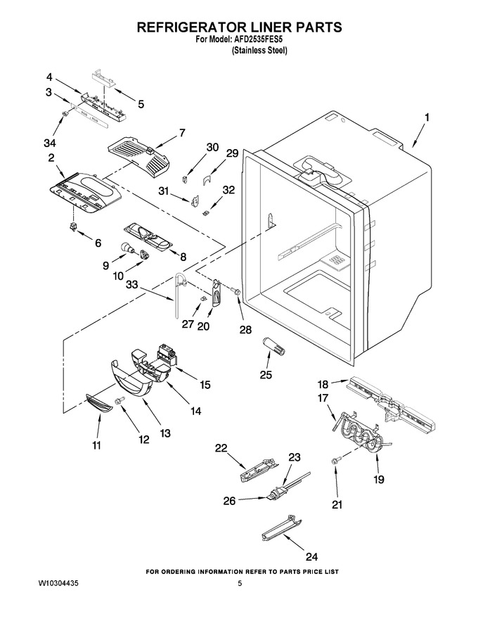 Diagram for AFD2535FES5
