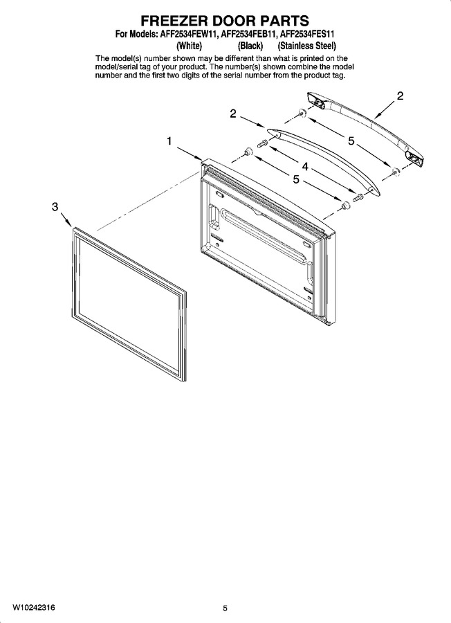 Diagram for AFF2534FES11