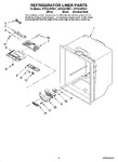 Diagram for 04 - Refrigerator Liner Parts