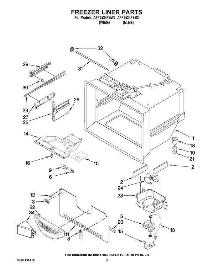 Diagram for AFF2534FEW3