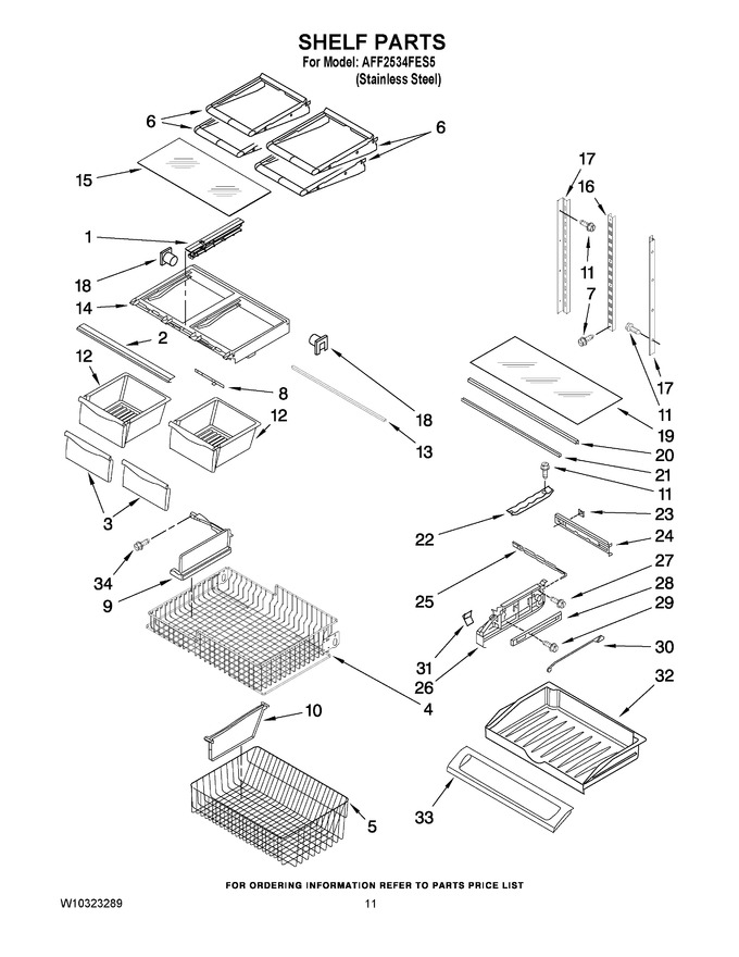 Diagram for AFF2534FES5
