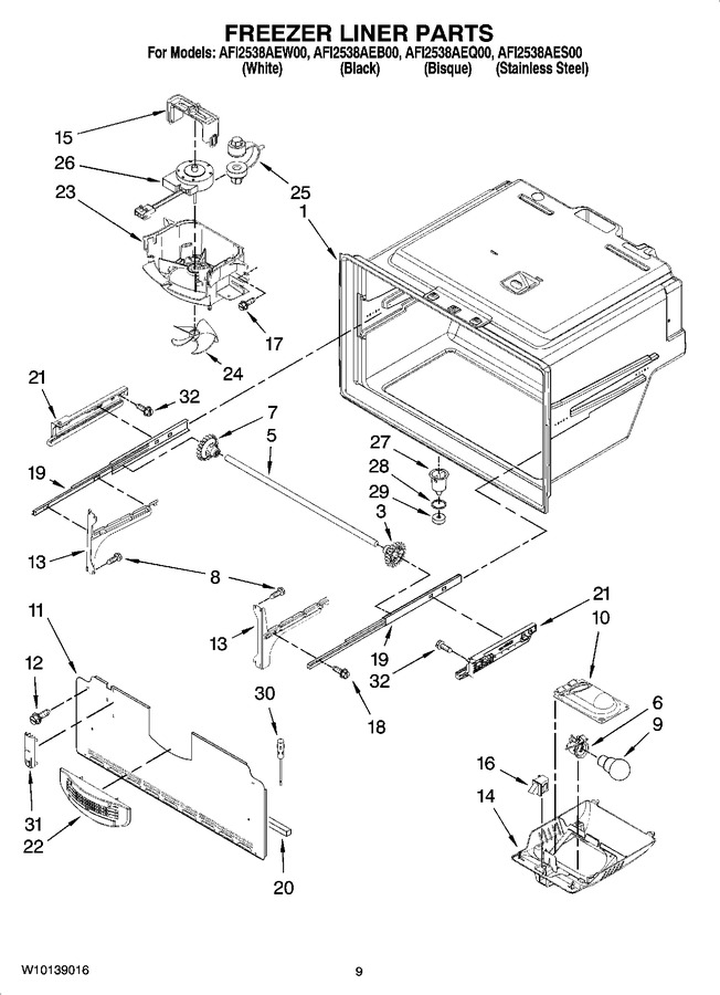 Diagram for AFI2538AEB00
