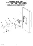 Diagram for 07 - Dispenser Front Parts
