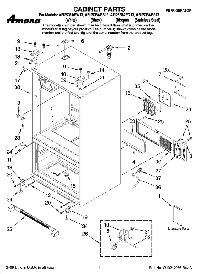 Diagram for AFI2538AES13