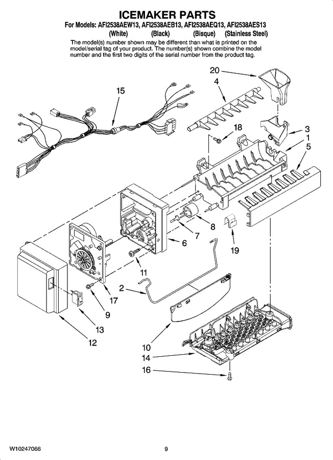 Diagram for AFI2538AES13
