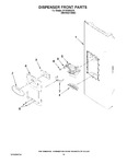Diagram for 08 - Dispenser Front Parts