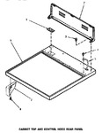 Diagram for 01 - Cabinet Top & Control Hood Rear Panel