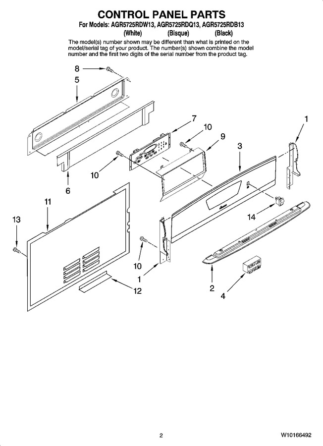 Diagram for AGR5725RDW13