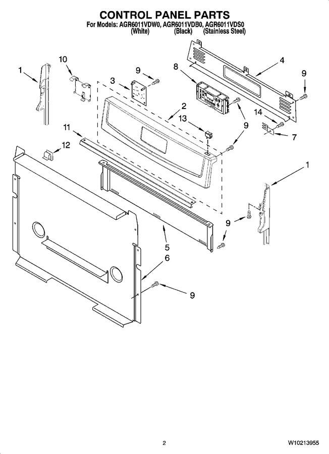Diagram for AGR6011VDW0