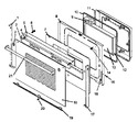 Diagram for 07 - Oven Door Assy