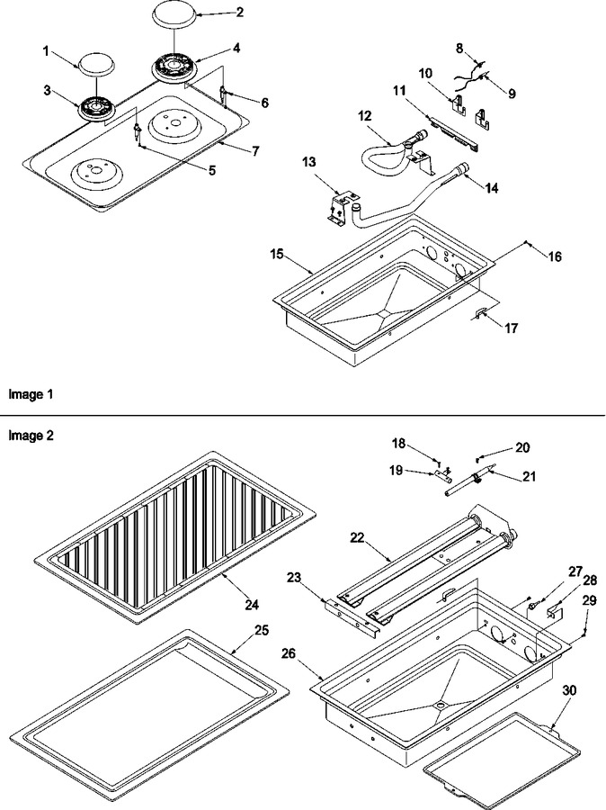 Diagram for AKGD3060WW (BOM: P1131630NWW)