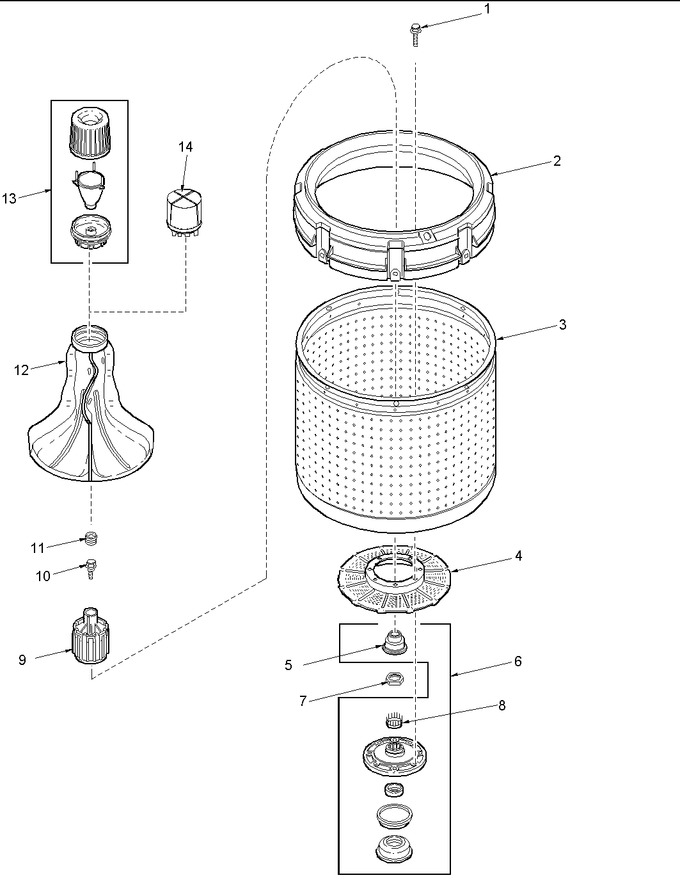 Diagram for ALW110RAW (BOM: PALW110RAW)
