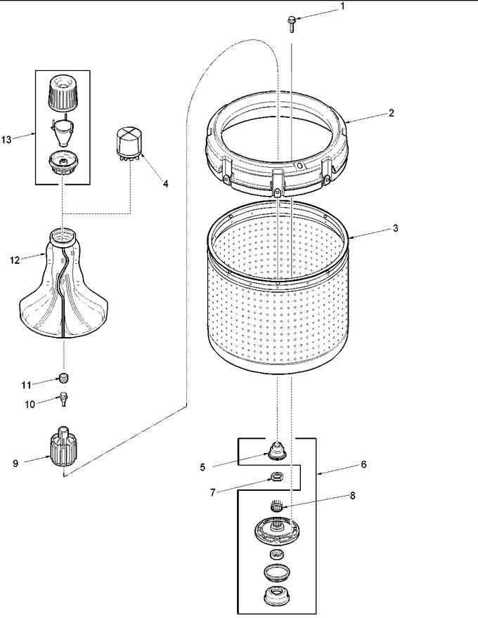 Diagram for ALW210RMW (BOM: PALW210RMW1)