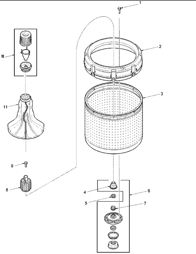 Diagram for ALW432RAW (BOM: PALW432RAW)