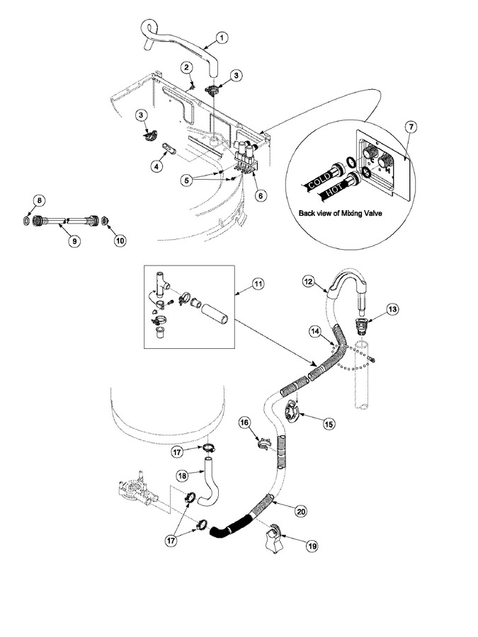 Diagram for ALW895SAW (BOM: PALW895SAW)