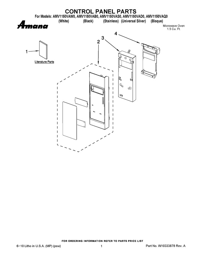 Diagram for AMV1150VAW0