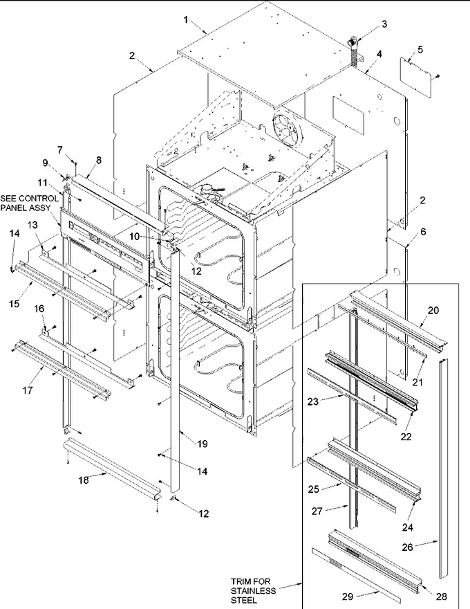Diagram for AOCD2770SS (BOM: P1132370NSS)