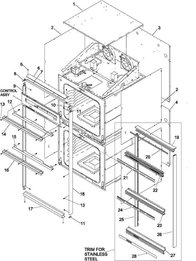 Diagram for AOGD2750WW (BOM: P1132527NWW)