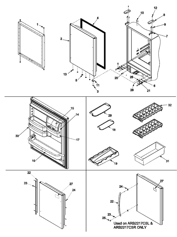 Diagram for ARB2517CW (BOM: PARB2517CW0)