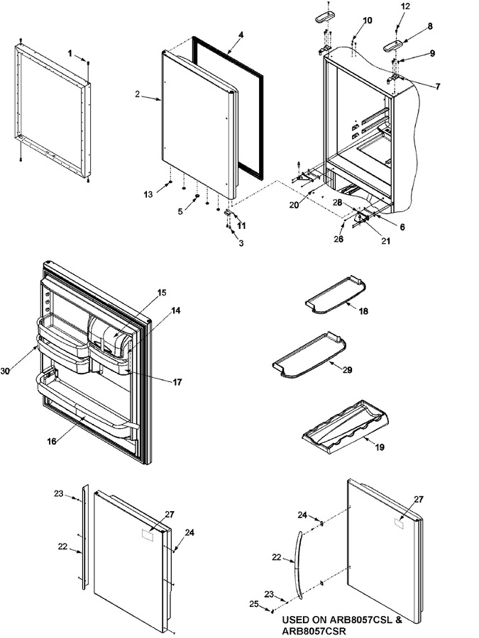 Diagram for ARB8057CSL (BOM: PARB8057CS2)