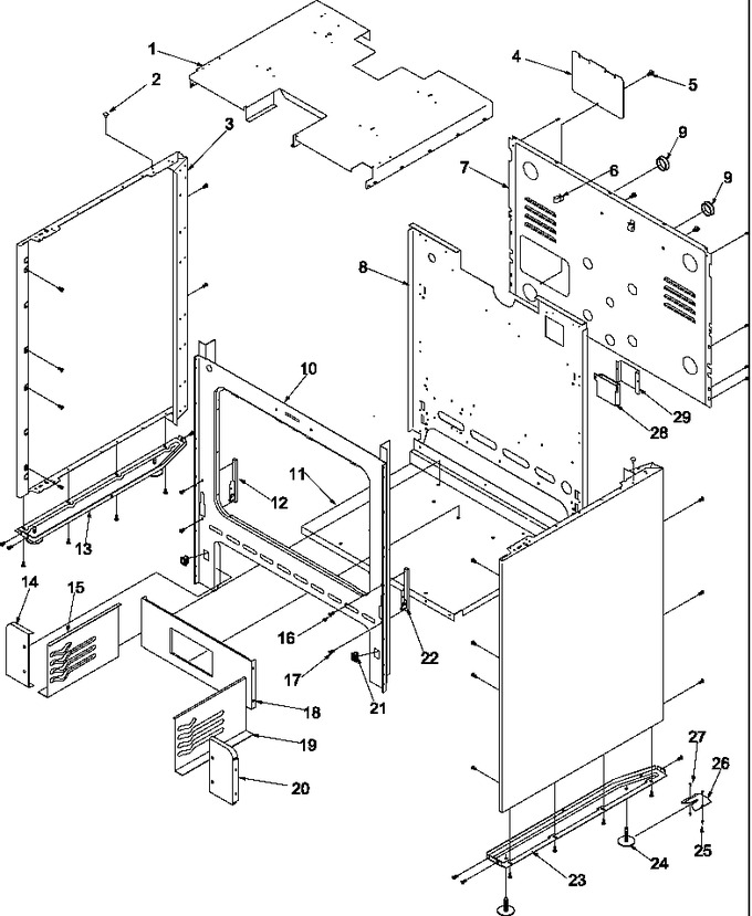 Diagram for ARG3600W (BOM: P1143336N W)