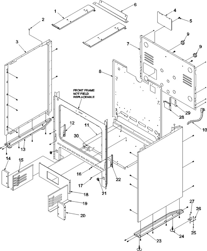 Diagram for ARG3600WW (BOM: P1143362NWW)