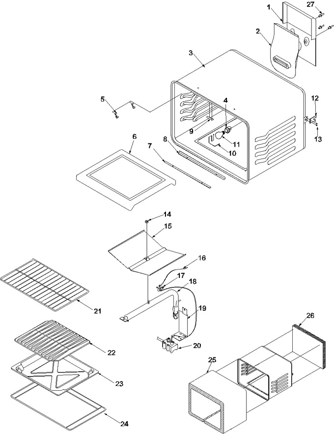 Diagram for ARG3600WW (BOM: P1143362NWW)