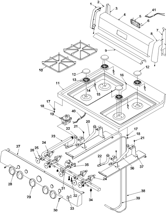 Diagram for ARG3600WW (BOM: P1143372NWW)