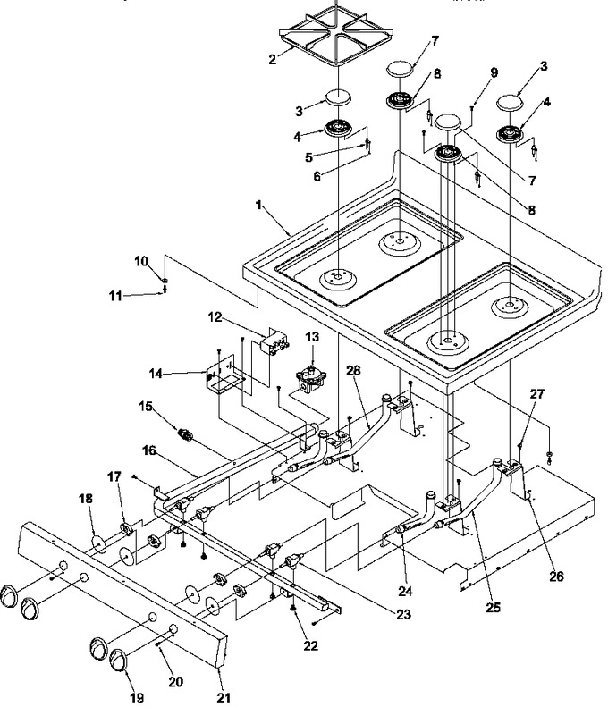 Diagram for ARG7301W (BOM: P1143330N W)
