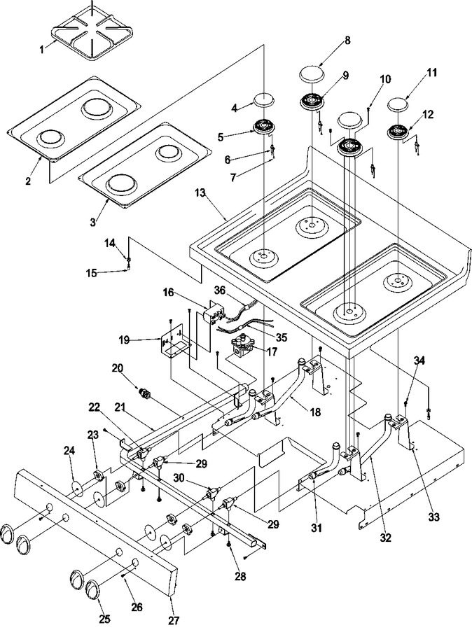 Diagram for ARG7600W (BOM: P1143332NW)