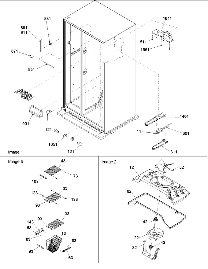 Diagram for ARS2664BW (BOM: PARS2664BW0)