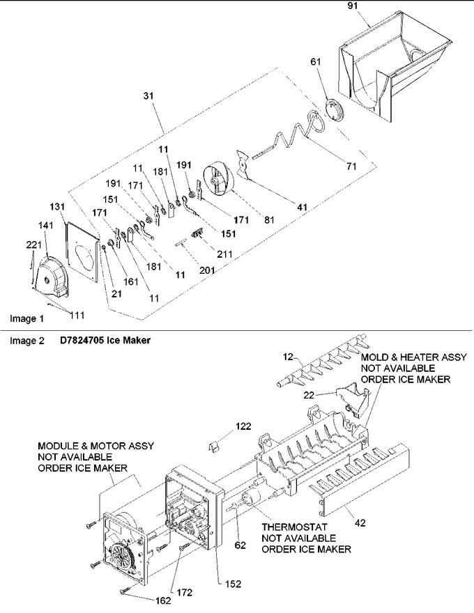 Diagram for ARS2664BW (BOM: PARS2664BW0)