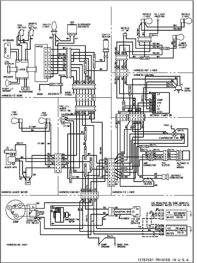 Diagram for ARSE667BW (BOM: PARSE667BW1)