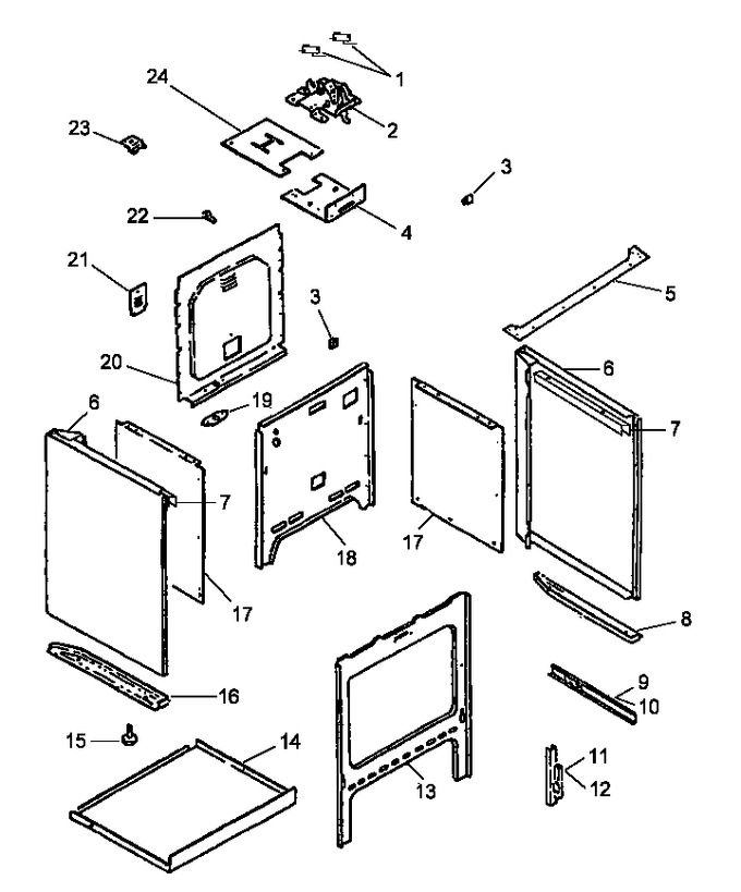 Diagram for ART6600WW (BOM: P1142687NWW)