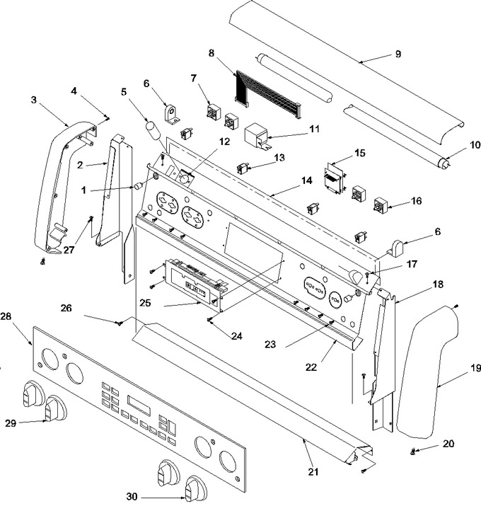 Diagram for ARTC8600WW (BOM: P1143692NWW)