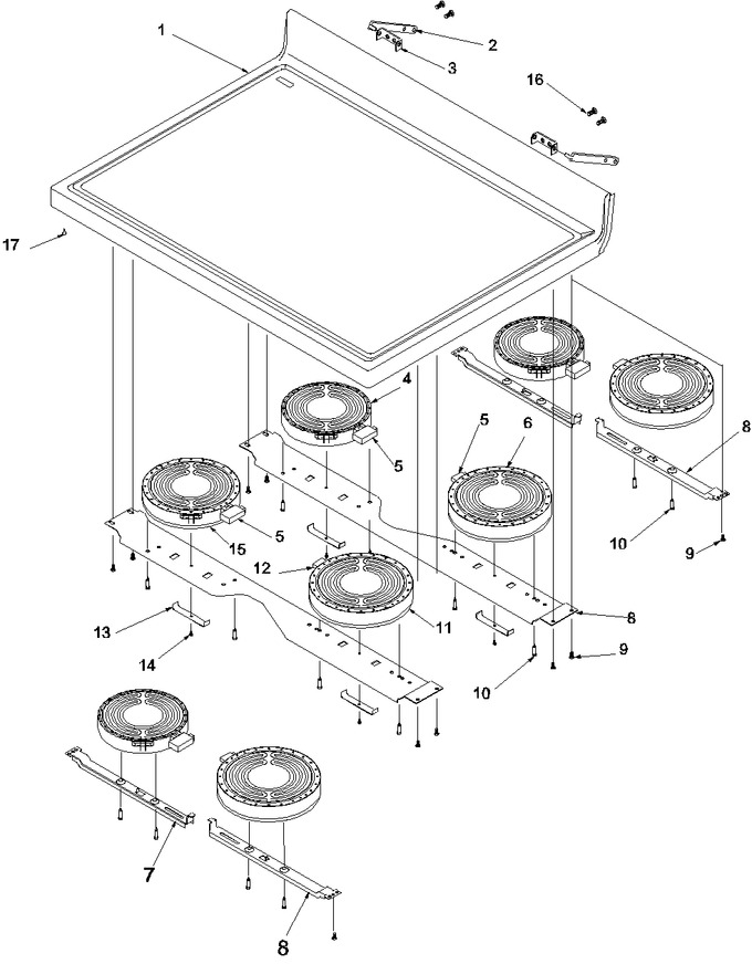 Diagram for ARTC8600WW (BOM: P1143692NWW)
