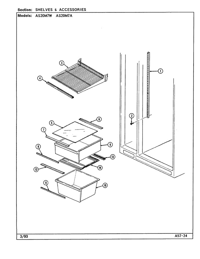 Diagram for AS20M7W (BOM: DN01A)