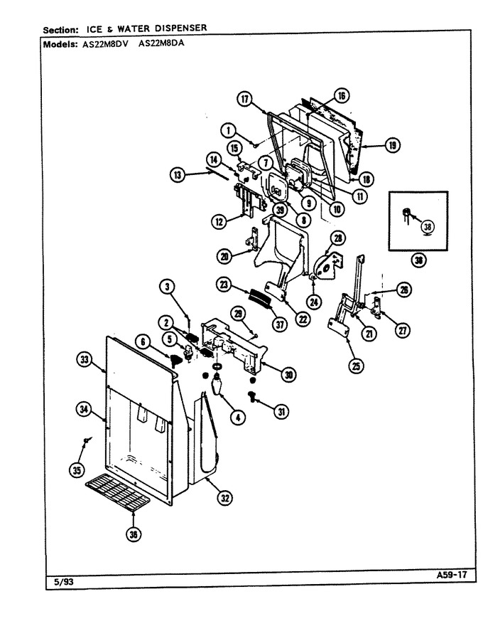Diagram for AS22M8DA (BOM: DN34B)