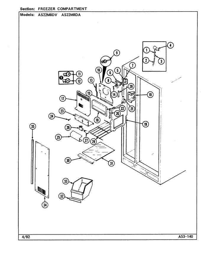 Diagram for AS22M8DA (BOM: DN34D)