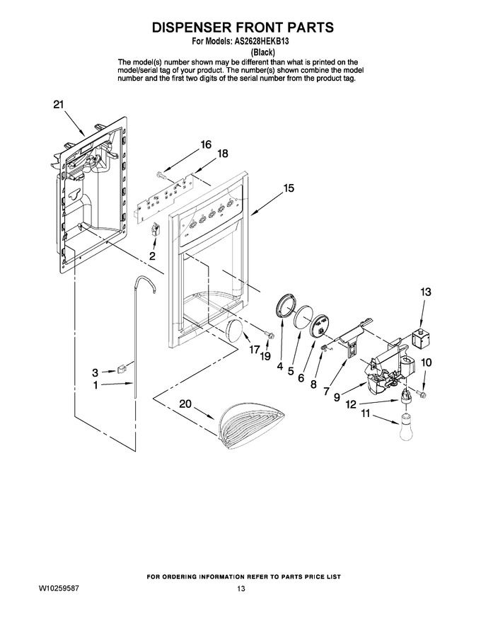 Diagram for AS2628HEKB13