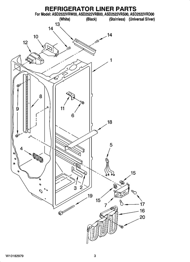Diagram for ASD2522VRD00