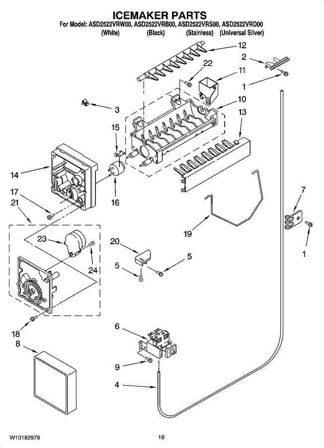 Diagram for ASD2522VRS00