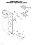Diagram for 04 - Freezer Liner Parts